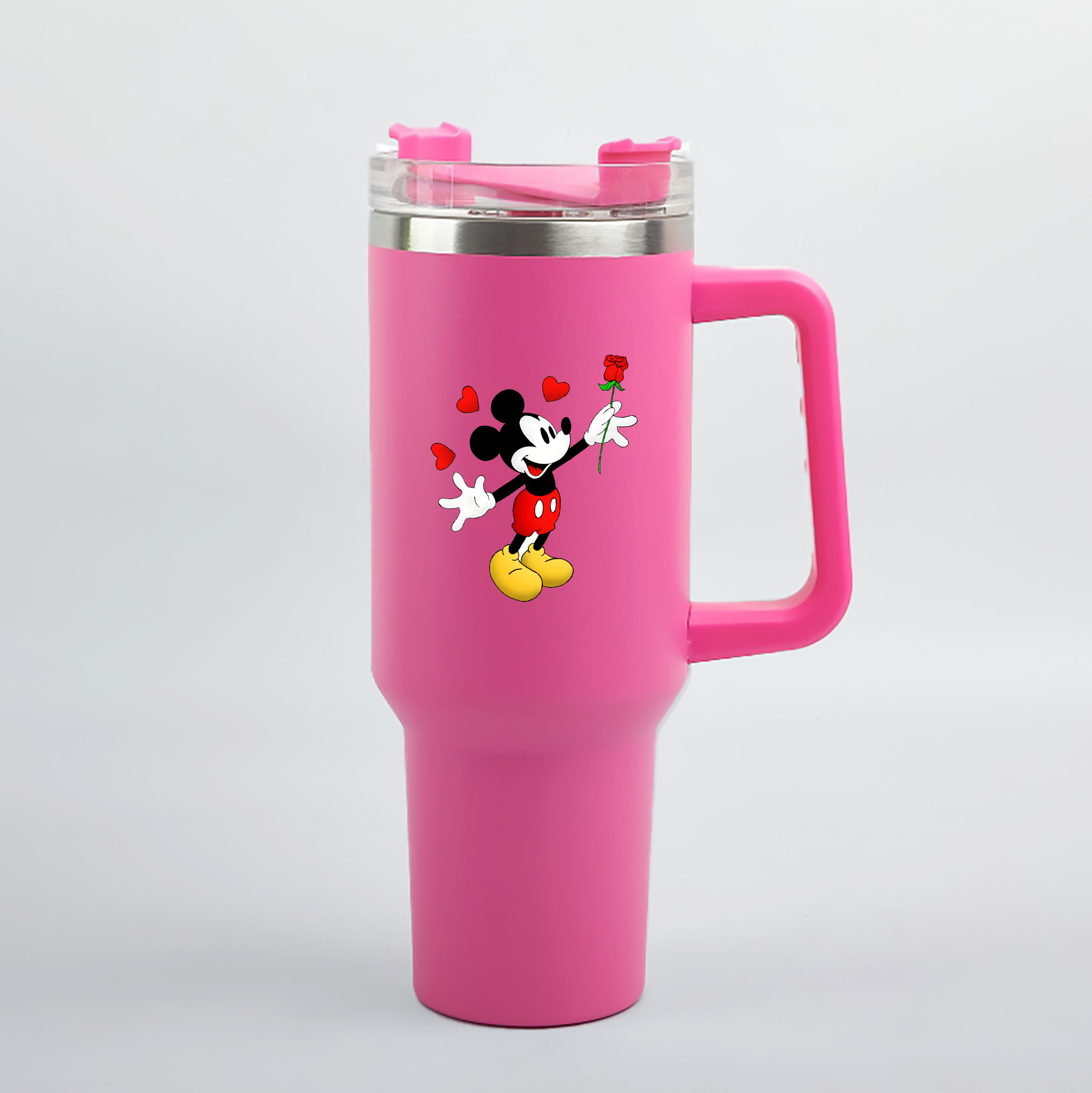 （画像用） ミッキーマウス Mickey Mouse 1200mL車用タンブラー（カラープリント）